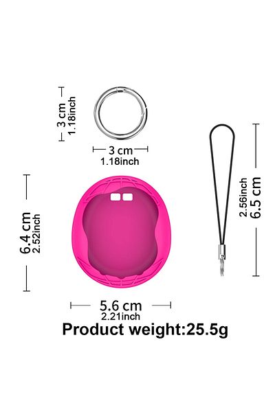 ALLOYSEED H Cute Silicone Protective Case for Tamagotchi Uni 2023 Virtual Pet Machine with Finger Lanyard Ant.