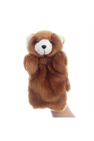 gootrades Bear Animal Hand Puppet Cat Dolls Plush Hand Doll Puppets For Telling Story Cartoon Plush Toys