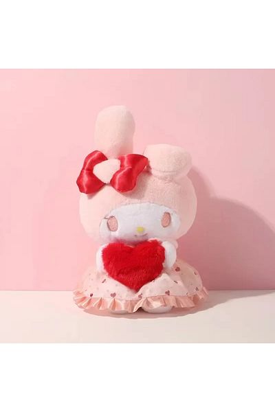 Miniso 20cm Sanrio Hello Kitty Kuromi Cinnamoroll Baby Stuffed Toys Anime Plush Toys Throw Pillow Cartoon A