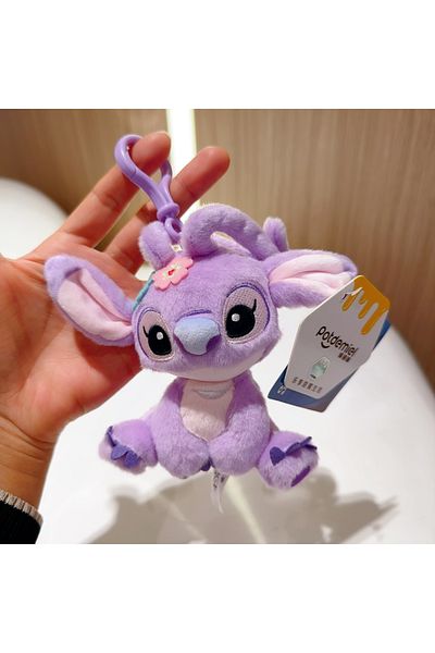 Disney HWJD2137-10cm Original Disney Toy Story Stitch Kawaii Winnie Lotso Plush Doll Cartoon Stuffed Anime