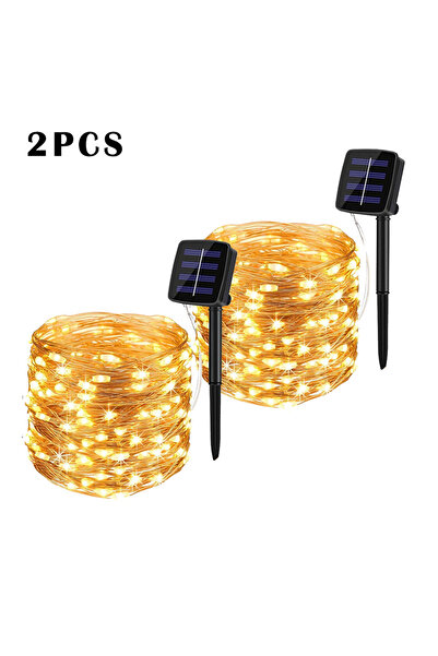 Choice 7 متر 50 ليد قطعتين - أبيض دافئ 7 متر/12 متر/22 متر/32 متر ليد ضوء شمس...