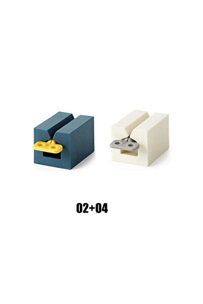 Choice B-pcs 02-04 1 أنبوب أسطواني لعصر معجون الأسنان، حامل معجون الأسنان، مو...