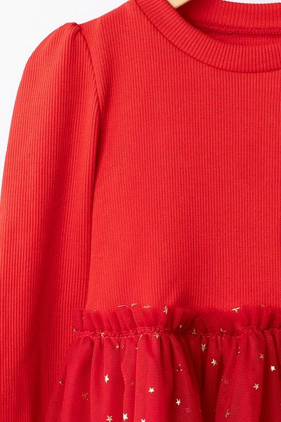 Banamio Willow Baby Girl Kids Camisole Star Patterned Tulle Dress