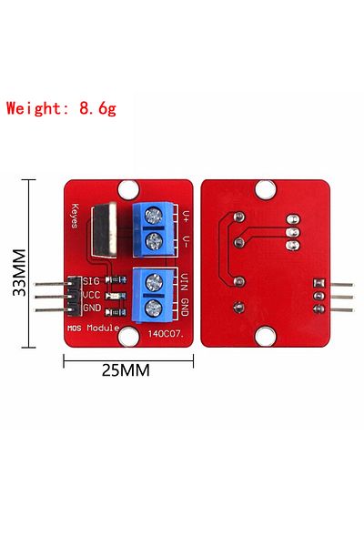 Si Tai&SH 0-24V Top Mosfet Button IRF520 MOS Driver Module For Arduino MCU ARM Raspberry pi