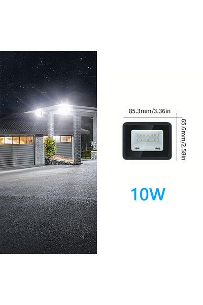 Choice مصباح LED أبيض دافئ 10 وات عالي السطوع تيار متردد 220 فولت (175-265 فولت) 10 وات 20 وات 30 وات 50 وات 100 وات 150 وات 200 وات 300 وات