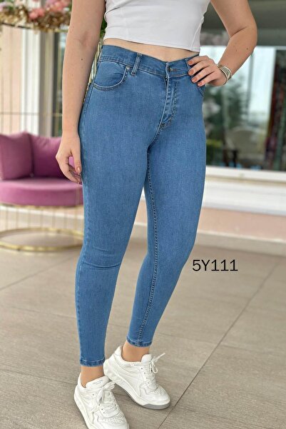 İnce Topuk Skinny Leg Stretch Jeans 5Y111