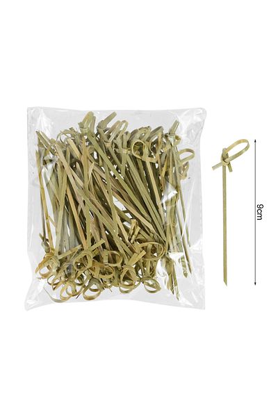 Choice A04 100pcs Disposable Bamboo Skewer Hawaiian Flamingo Pearl Cocktail Picks Buffet Food Fruit Forks F