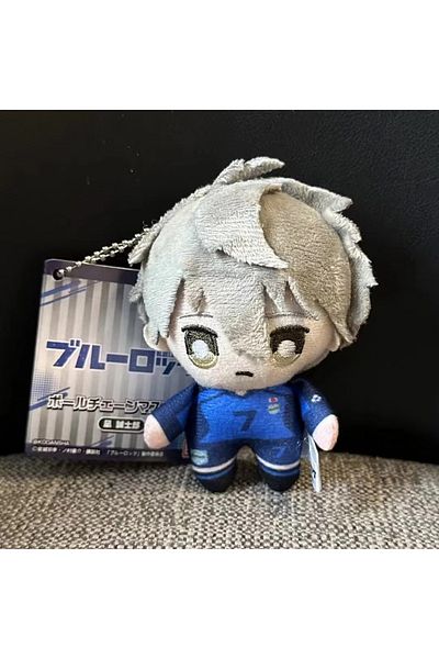 Choice 04 Mini Blue Lock Plush Toy Keychain Nagi Backpack Charm Anime Peripheral Cute Stuffed Doll Bag Deco