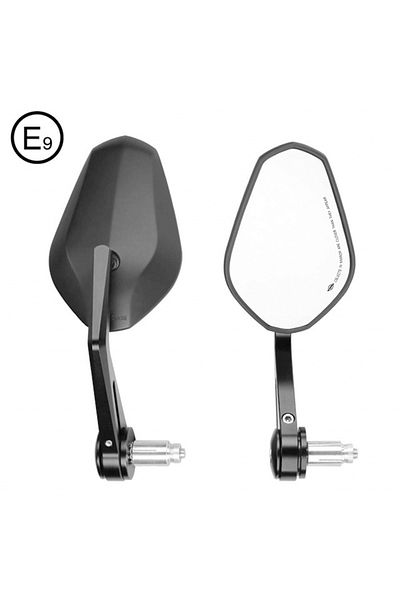 Choice Square mirror Motorcycle Handlebar Mirror 7/8'' 22mm Bar End Mirror Rearview Mirror For Honda CB1000