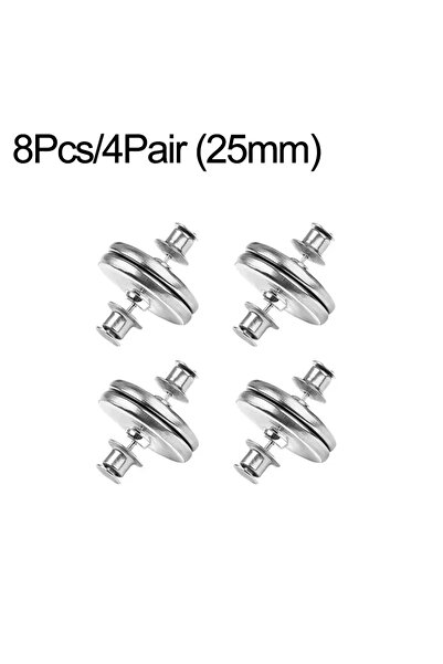 Choice 4 أزواج (25 مم) 4/8 أزواج من أزرار الستارة المغناطيسية القابلة للفصل و...