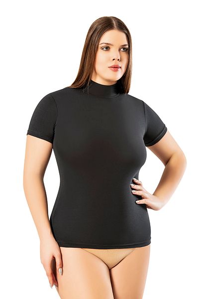 serralife Women's Short Sleeve Half-neck Blouse Athlete Bady