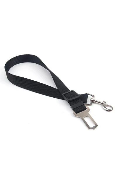 Choice Black Dog Car Seat Belt Safety Protector Travel Pets Accessories Dog Leash Collar Breakaway Solid Ca