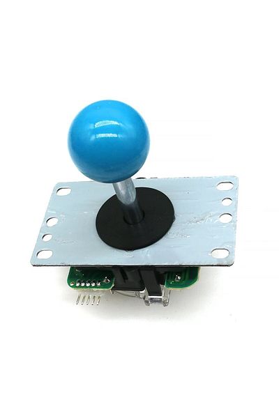 Choice Blue Copy SANWA Joystick With 5 Pin Connector 8 Way Classic Square Restrictor Arcade Game Machine St