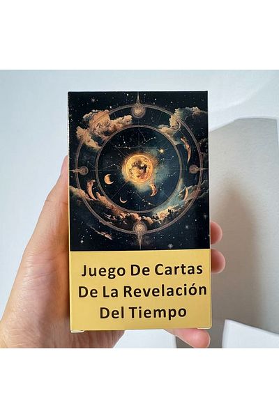Choice D613 Spanish Tarot Deck, Classic Tarot Cards, 78 Cards with Keywords, The Time Revelation Deck, 12x7