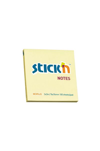 Gıpta Stickn 76x76 100 Yp Oily Note Paper Pastel Yellow