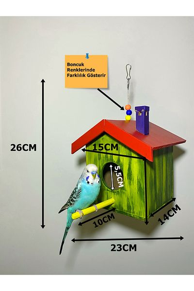 Ciko Kafes Decorative Chimney Bird House 26X15X14