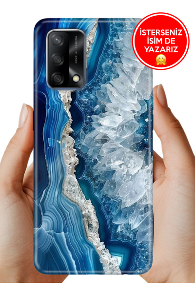 OPPO A74 4G Uyum Kılıf Desenli Baskılı Kamera Korumalı Silikon OttoMarble