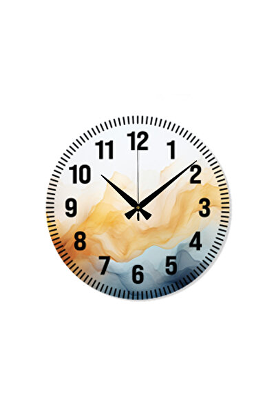 M&H Quality Ceas de perete imprimat UV cu cifre turcești decorative cu model ...