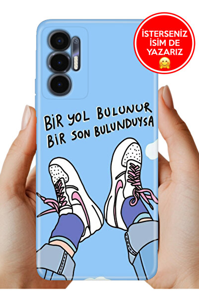 TECNO Pova 3 (LF7n) Kılıf Trend Desenli Esnek Kapak Bir Yol Bulunur