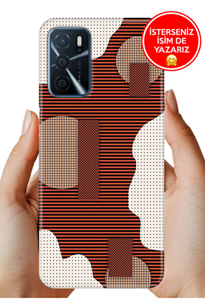 OPPO A16 (CPH2269) Kılıf Lüks Desenli Silikon Cover Case Fundos