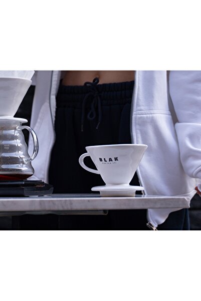 BLAK COFFEE CO V60 Dripper Seramik Filtre Kahve Demleme Hunisi