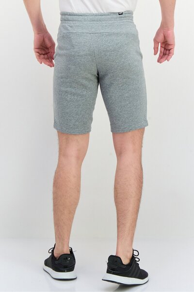 Puma Men Sportswear Fit Drawstring Brand Logo Training Shorts, Grey