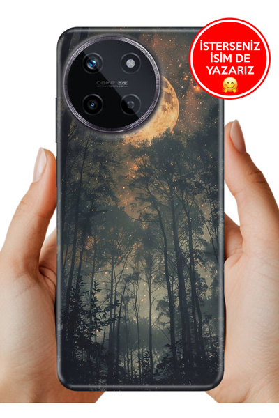 realme 11 4G Kılıf Kamera Korumalı Full Desen Arka Silikon KorkutanOrman