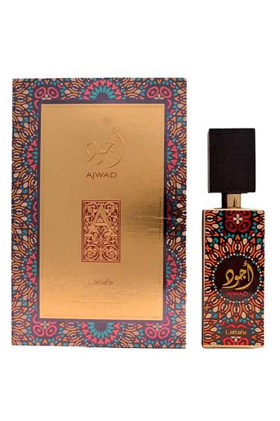 lattafa Ajwad Perfume by Lattafa for Unisex Eau de Parfum 60ml