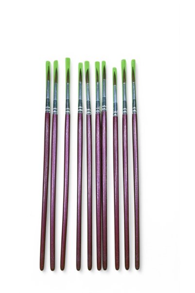 MEKSAPP 4Pcs, Acrylic Paint, Gouache Paint, Finger Paint, Water Color, Oil Paint Brush