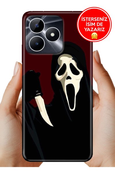 realme Note 50 4G Kılıf Rubber Esnek Silikon Tam Koruma ScreamFilm