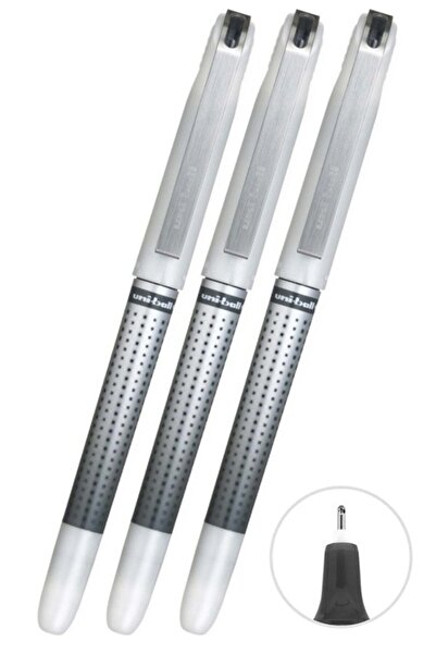 Artlantis Black Pilot Pen 3 Pcs Uniball Eye Needle 0.7 mm Needle Tip Pilot Pe...