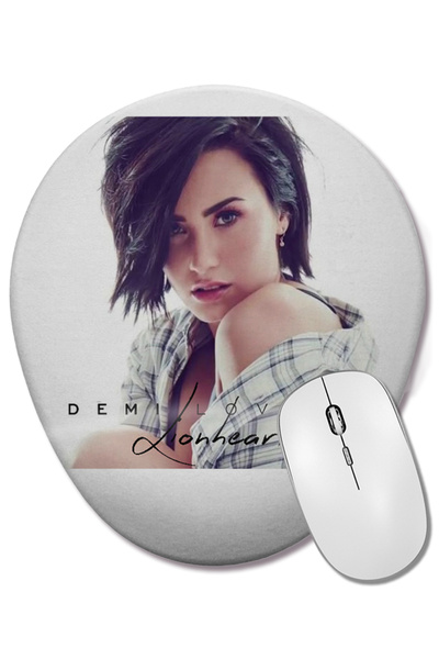 BASKI DÜNYASI Demi Lovato Confident Οβάλ ποντίκι με υποστήριξη καρπού