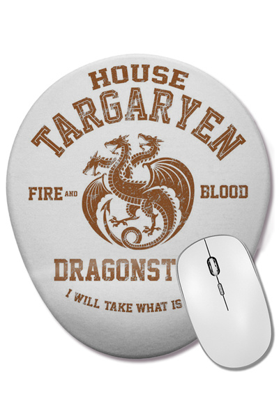 BASKI DÜNYASI Game Of Thrones House Martell Mouse Pad oval cu suport pentru î...