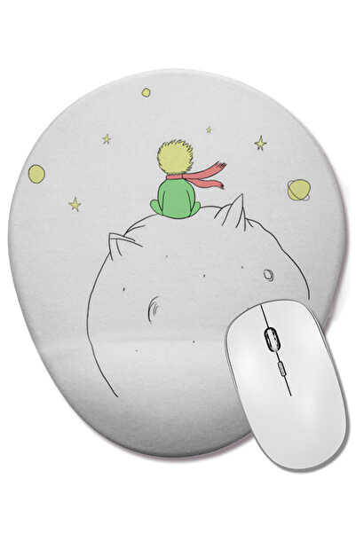 BASKI DÜNYASI Μικρός Πρίγκιπας Le Petit Prince Οβάλ ποντίκι με υποστήριξη καρπού