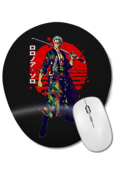 BASKI DÜNYASI Zoro One Piece Roronoa Zoro 07 Mouse Pad oval cu suport pentru ...