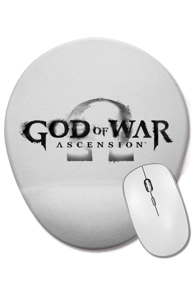 BASKI DÜNYASI Οβάλ ποντίκι ποντικοπολεμικού τύπου God Of War με στήριγμα καρπού