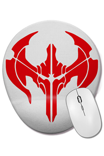 BASKI DÜNYASI League Of Legends Noxus Symbol Logo 2 Mouse Pad oval cu suport ...