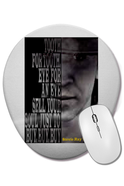 BASKI DÜNYASI Стиви подложка за мишка с овална форма и подложка за китката