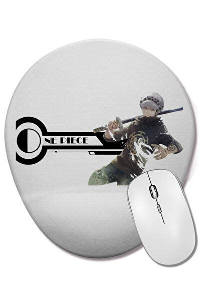 BASKI DÜNYASI Trafalgar Law One Piece 02 Mouse Pad oval cu suport pentru înch...