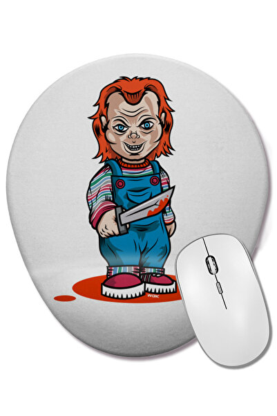 BASKI DÜNYASI Mouse Pad oval cu suport pentru încheietura mâinii I Love Hugs ...