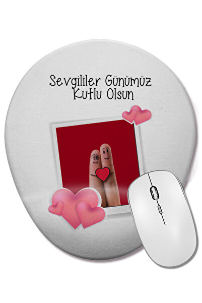 BASKI DÜNYASI Δώρο για την Ημέρα του Αγίου Βαλεντίνου 071 Οβάλ ποντίκι με υπο...