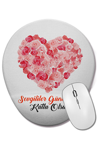 BASKI DÜNYASI Δώρο για την Ημέρα του Αγίου Βαλεντίνου 0109 Οβάλ ποντίκι με υπ...
