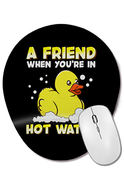 BASKI DÜNYASI Приятел, когато си в беда Сладко пате Bilek Destekli Oval Mouse...