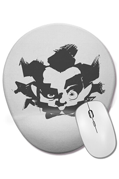 BASKI DÜNYASI Mouse Pad oval MAGO ELETRICO cu suport pentru încheietura mâinii