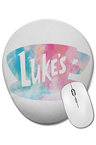 BASKI DÜNYASI Люк Дейнс от „Момичетата Гилмор“ Овална подложка за мишка с опо...