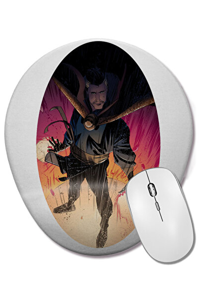 BASKI DÜNYASI Mouse Pad oval Marvel Doctor Strange cu suport pentru încheietu...