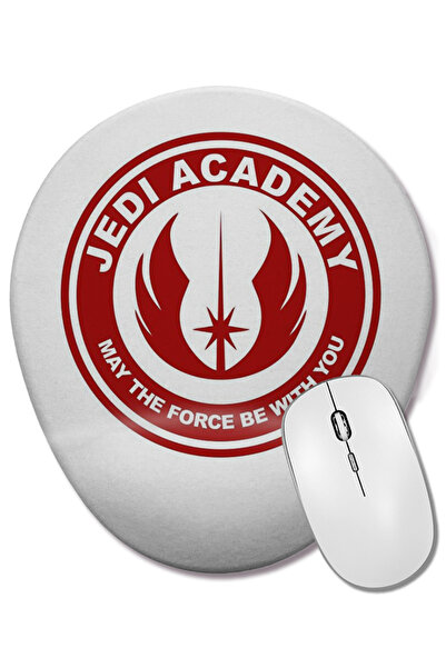 BASKI DÜNYASI Mouse Pad oval Jedi Academy cu suport pentru încheietura mâinii