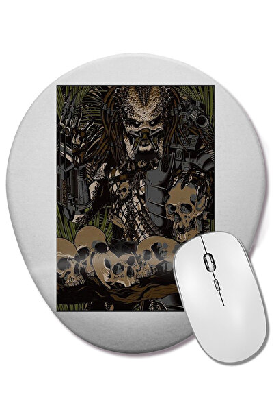 BASKI DÜNYASI Mouse Pad oval Predator cu suport pentru încheietura mâinii