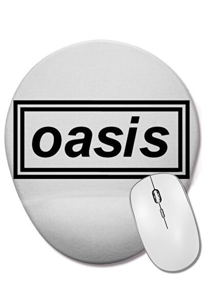 BASKI DÜNYASI Oasis Music Group ovalna podloga za miša sa podrškom za zglob
