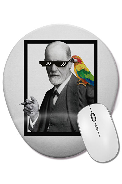 BASKI DÜNYASI Οβάλ ποντίκι με υποστήριξη καρπού Freud Mito